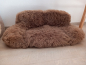 Preview: Topmast Fluffy Hunde Sofa taupe