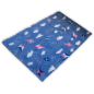 Preview: Vet Bed hellblau mit Drachen und Wolken 150 x 100 cm