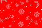 Preview: Vet Bed Weihnachtshundedecke Ho-Ho-Ho rot
