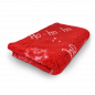 Preview: Vet Bed Weihnachtshundedecke Ho-Ho-Ho rot