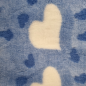 Preview: Vet Bed Big Heart blau 150 x 100 cm