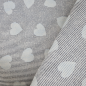 Preview: Vet Bed anthrazit mit hellblauen Herzen
