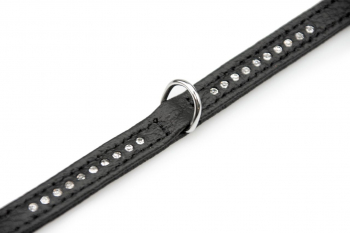 Preview: Karlie Halsband Vintage Strass Leder