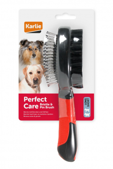 Karlie Professional Borsten- und Stiftbürste 2 in 1