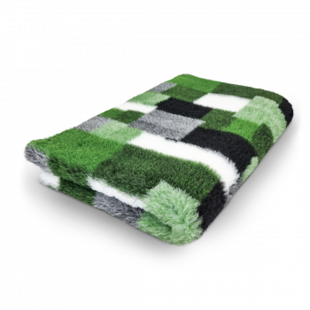 Vet Bed Patchwork grün