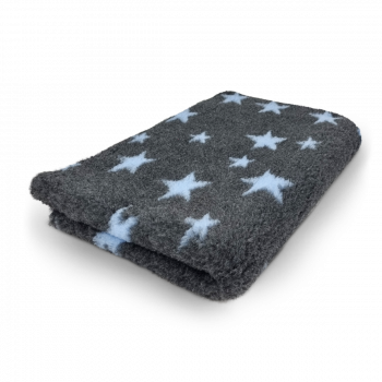 Vet Bed 2farbig mit hellblauen Sternchen