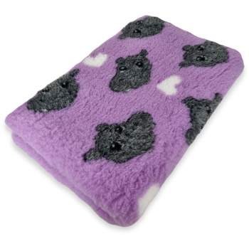 Vet Bed Hippo lila