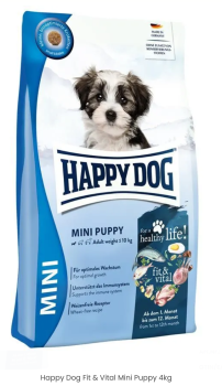 Happy Dog Fit & Vital Mini Puppy 4 kg