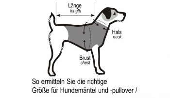 Beeztees Hundemantel Allia grau