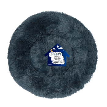 Preview: Let's Sleep Donut dunkelgrau Ø 80 cm