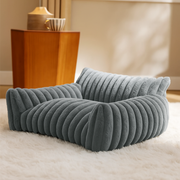 Topmast Hunde Sofa gerippter Plüsch