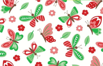 Preview: Vet Bed Butterfly Schmetterling 150 x 100 cm