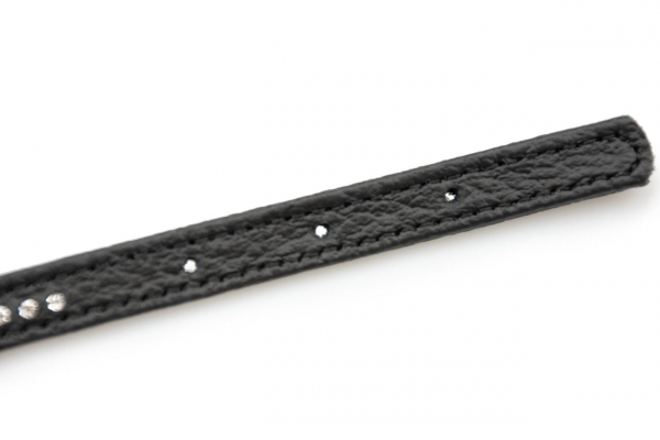 Karlie Halsband Vintage Strass Leder