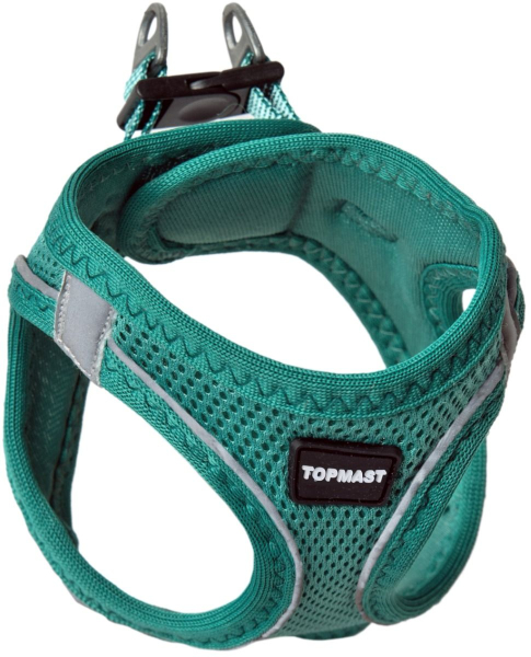 Topmast Airmesh Hundegeschirr petrol