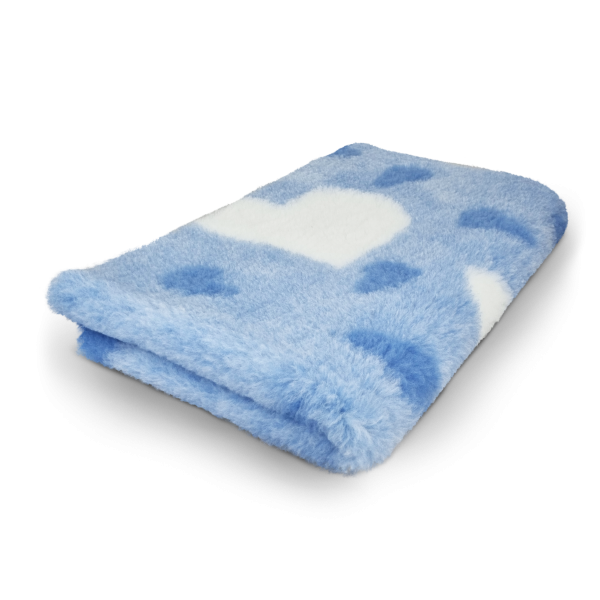 Vet Bed Big Heart blau 150 x 100 cm