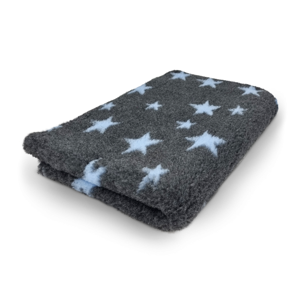 Vet Bed 2farbig mit hellblauen Sternchen