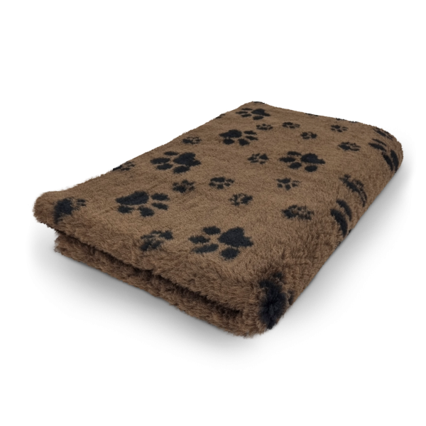 Vet Bed braun schwarze Pfote