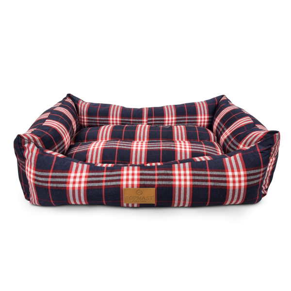 Topmast Dänisch Hundebett Tartan