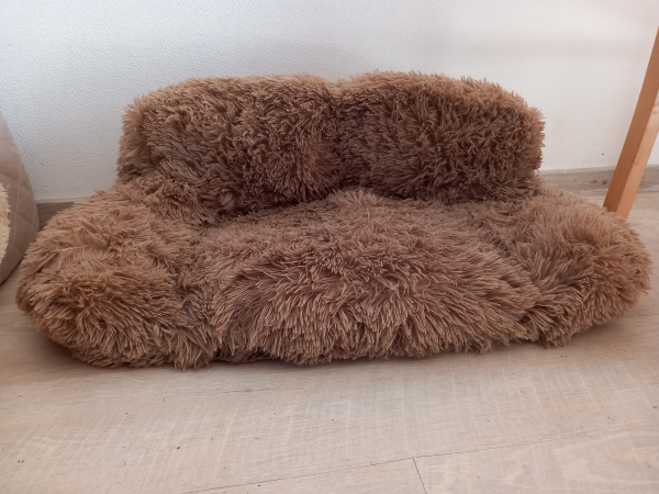 Topmast Fluffy Hunde Sofa taupe
