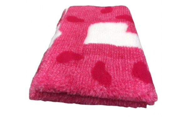 Vet Bed Big Heart rosa 150 x 100 cm