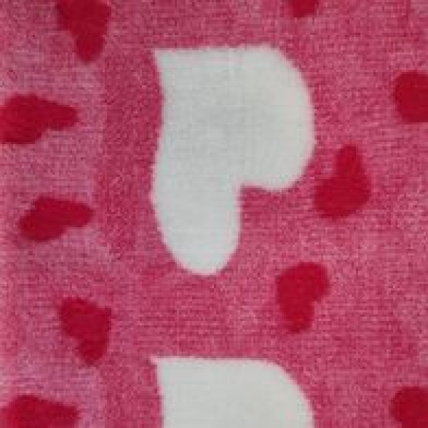 Vet Bed Big Heart rosa 150 x 100 cm
