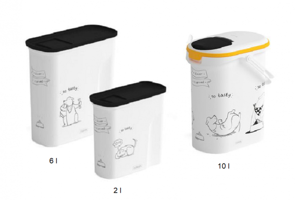 Curver Trockenfutterbehälter Hund Dinner is served