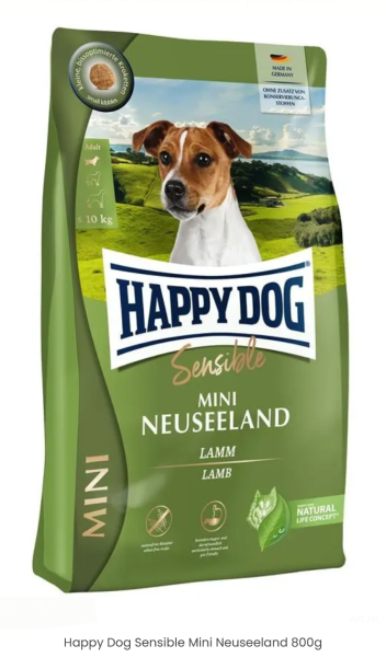 Happy Dog Sensible Mini Neuseeland 800 g