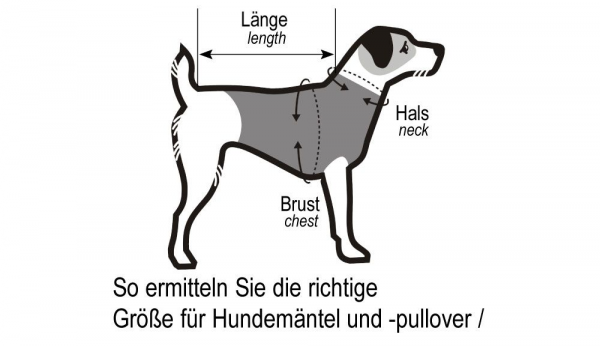 Beeztees Hundemantel Allia grau
