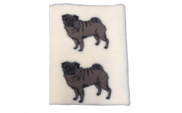 Vet Bed Silhouet Mops