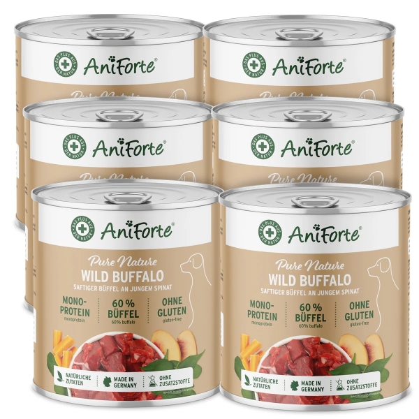 Aniforte Nassfutter Wild Buffalo