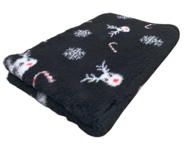 Vet Bed Red-Nosed Renntier schwarz