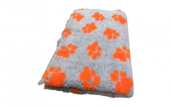 Vet Bed zweifarbig mit poppigem Pfotendruck