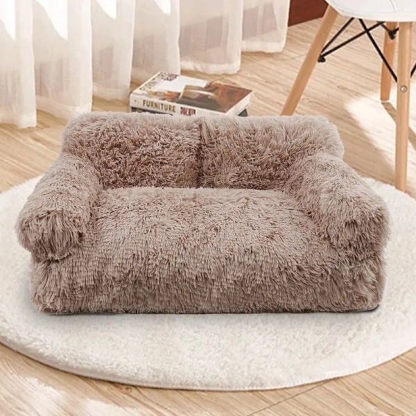 Topmast Fluffy Hunde Sofa taupe