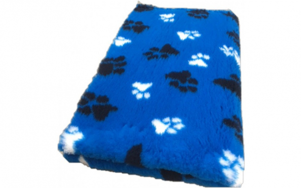 Vet Bed 3farbig mit 2farbigem Pfotendruck 100 x 75 cm