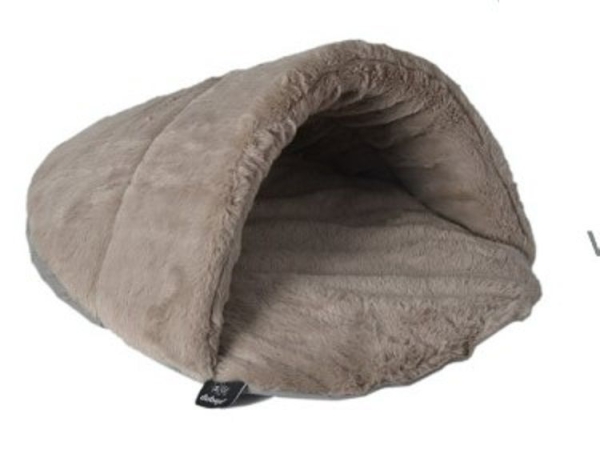 Topmast Plüsch-Hundebett taupe