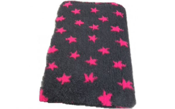 Vet Bed 2farbig mit fuchsia Sternchen