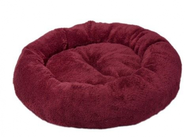 Topmast Velvet Plüschdonut bordeaux