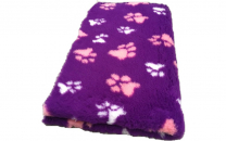 Vet Bed 3farbig mit 2farbigem Pfotendruck 75 x 50 cm